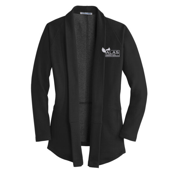 Association of Latino Administrators and Superintendents Embroidered - Ladies Interlock Cardigan Thumbnail