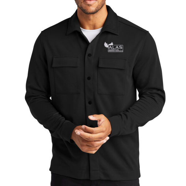 Association of Latino Administrators and Superintendents Embroidered - Double Knit Snap Front Jacket Thumbnail
