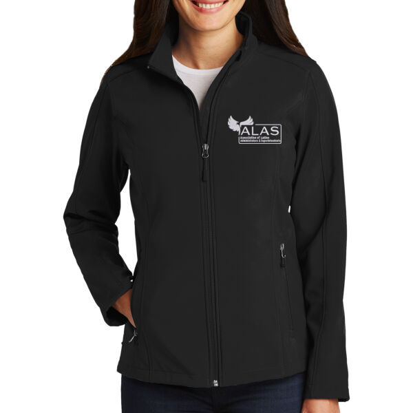 Association of Latino Administrators and Superintendents Embroidered - Ladies Core Soft Shell Jacket Thumbnail