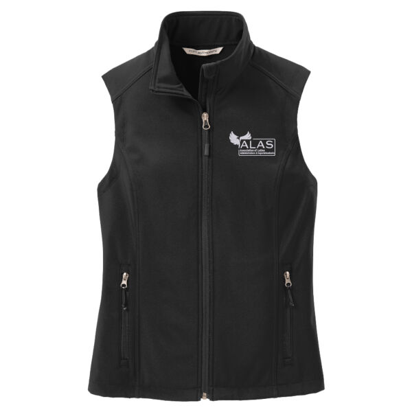 Association of Latino Administrators and Superintendents Embroidered - Ladies Core Soft Shell Vest Thumbnail