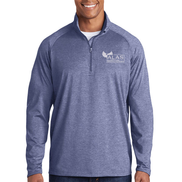 Association of Latino Administrators and Superintendents Embroidered - Sport Wick ® Stretch 1/4 Zip Pullover Thumbnail