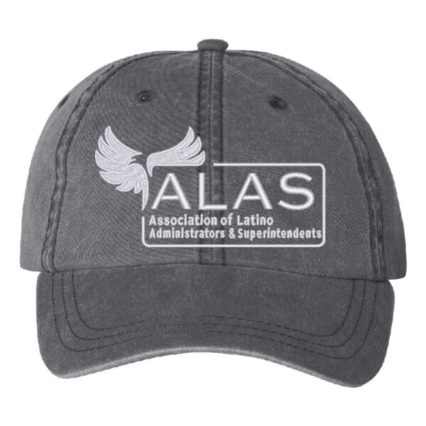 Association of Latino Administrators and Superintendents Embroidered - Pigment-Dyed Cap Thumbnail