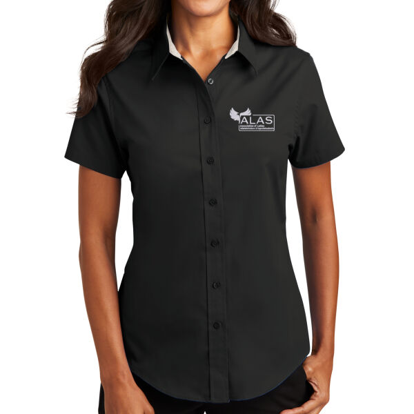 Port Authority ALAS Embroidered- - Women's Short Sleeve Easy Care Shirt Thumbnail