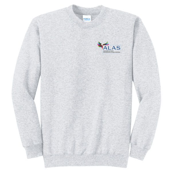 Port & Co. Association of Latino Administrators and Superintendents Printed- - Core Fleece Crewneck Sweatshirt Thumbnail